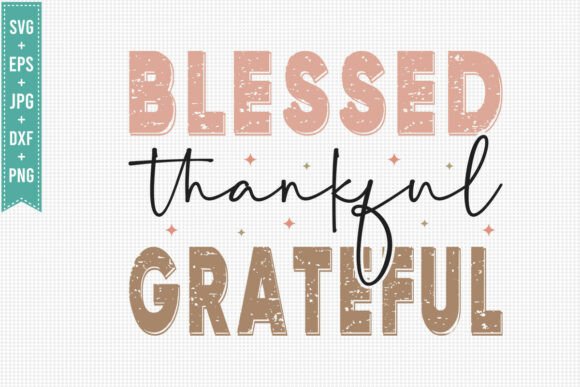 BLESSED THANKFUL GRATEFULL JESUS, FALL. T-Shirt Designs