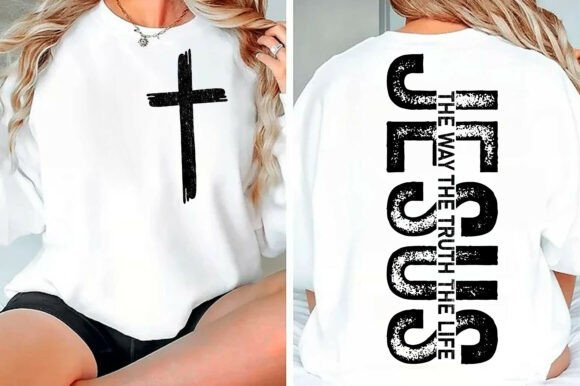 Christian Religious SVG Jesus PNG for T-Shirt Designs