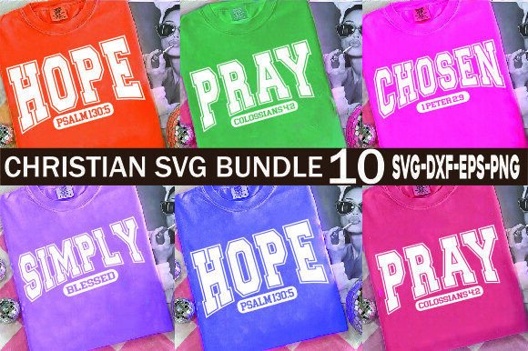 Christian SVG Bundle: Easter & Jesus T-Shirt Designs