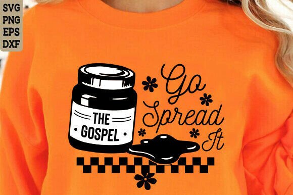Christian SVG, Jar with the Gospel PNG for T-Shirt Designs