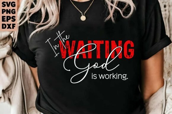 Christian SVG: The Waiting Jesus T-Shirt Designs