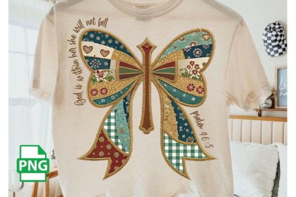 Jesus God is Within Her PNG T-Shirt Designs