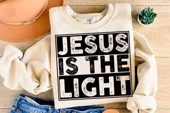 Jesus is the Light PNG, Christian SVG — T-Shirt Designs