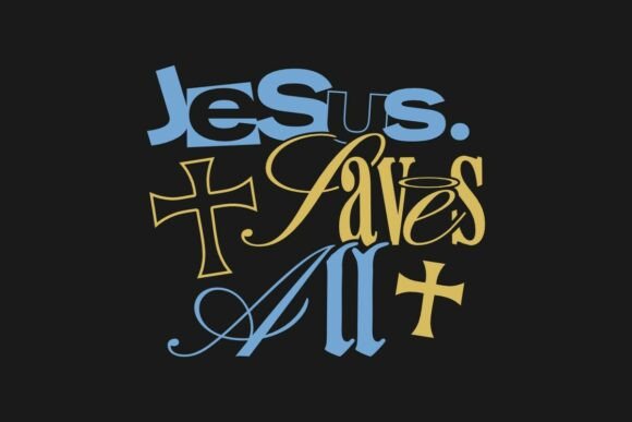 Jesus Save All Christian Quote T-shirt T-Shirt Designs
