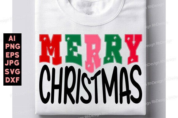 Merry Christmas SVG PNG, Christian Chris T-Shirt Designs